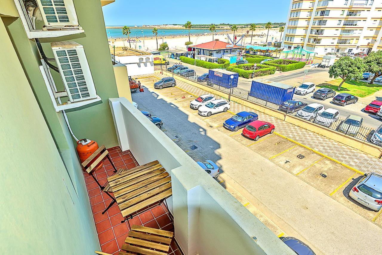 Ocean View Beach Apartment With Pool & Balconies エル・プエルト・デ・サンタ・マリア エクステリア 写真