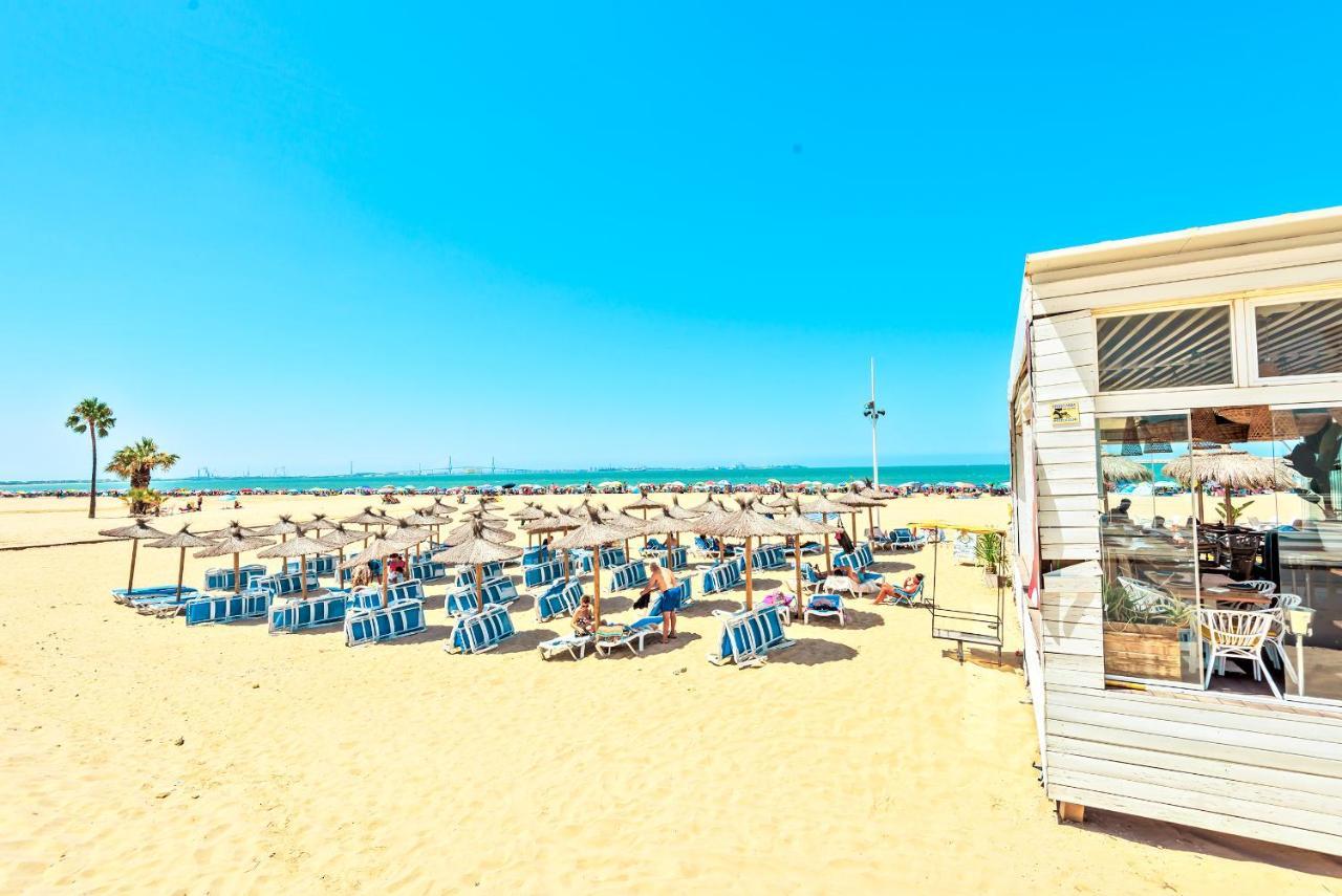 Ocean View Beach Apartment With Pool & Balconies エル・プエルト・デ・サンタ・マリア エクステリア 写真