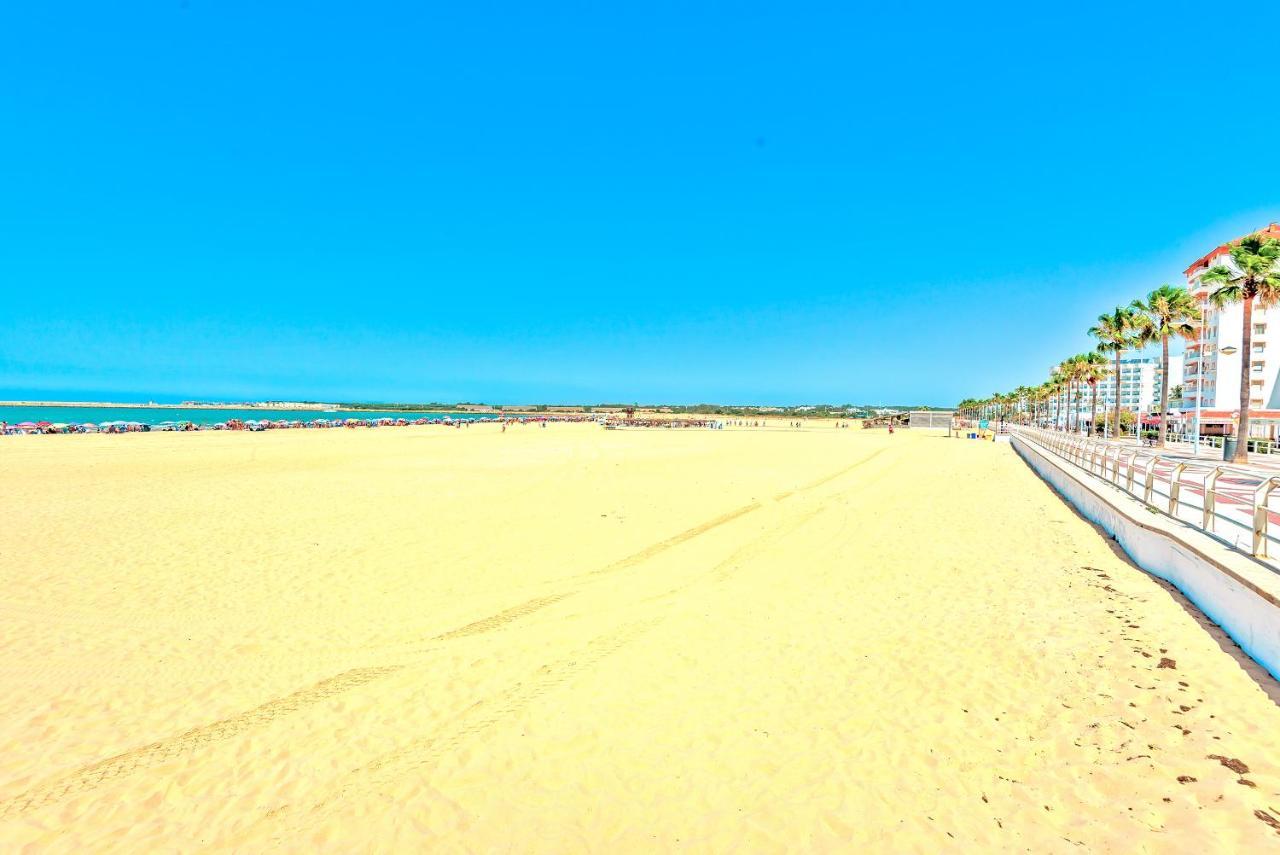 Ocean View Beach Apartment With Pool & Balconies エル・プエルト・デ・サンタ・マリア エクステリア 写真